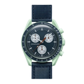 Celestial Chrono – Green & Blue Edition | Blue Strap