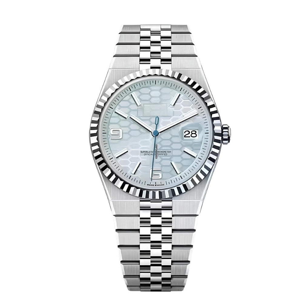 Modern Classic 40 – Ice Blue Dial | Steel Bracelet
