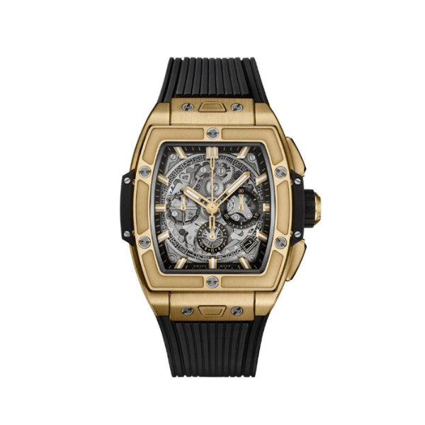 Fusion Sport Skeleton – Gold Tone Edition | Black Strap